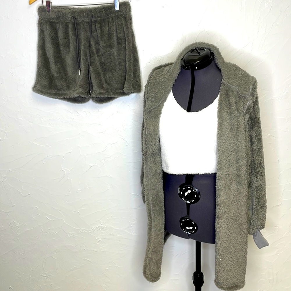 3pc Furry Pajama Set
